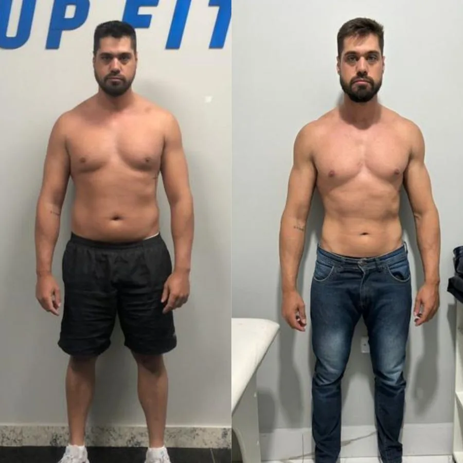 Resultado real de acompanhamento nutricional — 3 meses